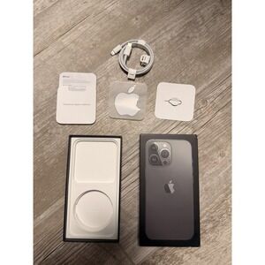 iPhone 13 Pro 128GB Graphite COMPLETE BOX Cable, Sim‎ Tool, Manual And Sticker